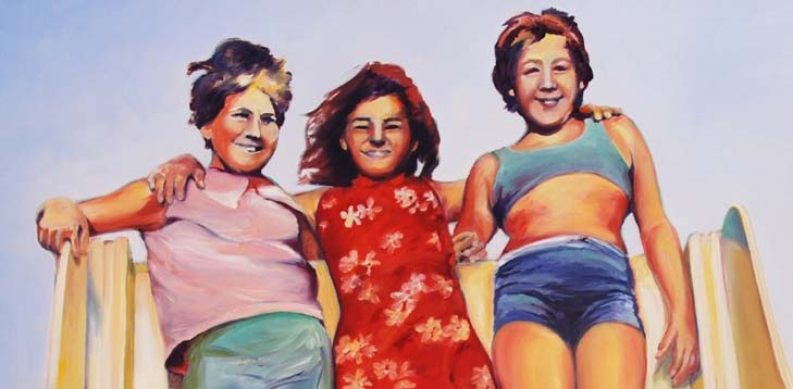 Family painting by Francene Christianson